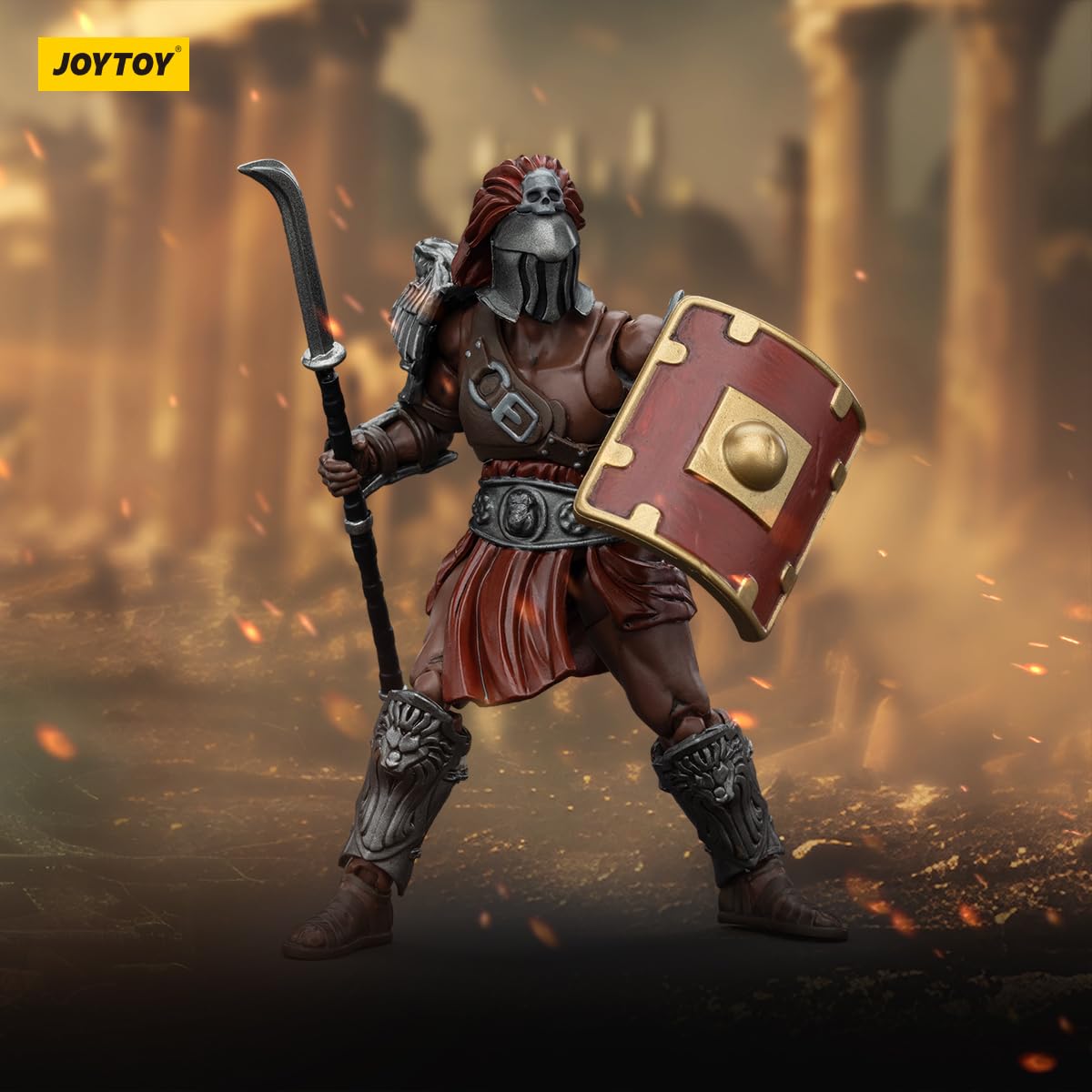 Beerise Joytoy 1/18 Action Figures - Strife Roman Gladiator Giant Scissor - 4,Classic Character,Collectible,Age 15 And Above