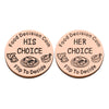 Girlfriend Valentines Day Gifts, Food Decision Coin, Vanlentine Gifts For Couples, Stocking Stuffers For Ladies, Valentines Day