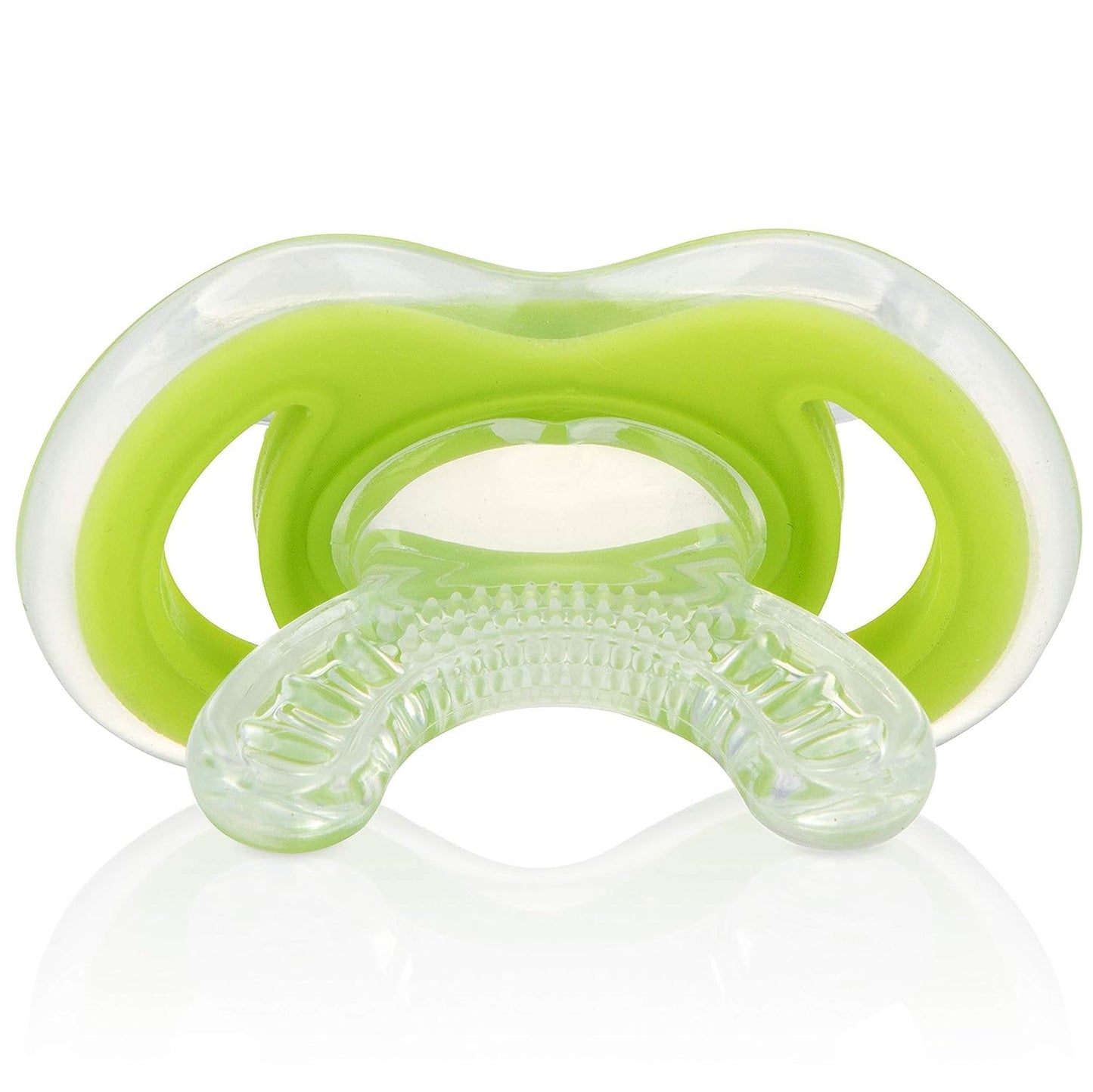 Nuby Gum-eez Pacifier Teethers 2-Pack, Silicone, One Size, Colors May Vary, Model 613