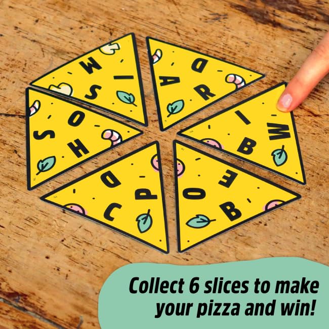 Big Potato Travel Game - Big Potato P for Pizza, Compact Card Game for Adults & Kids, Perfect for Holidays & Camping, Model: BIG-PIZSAL02UNI