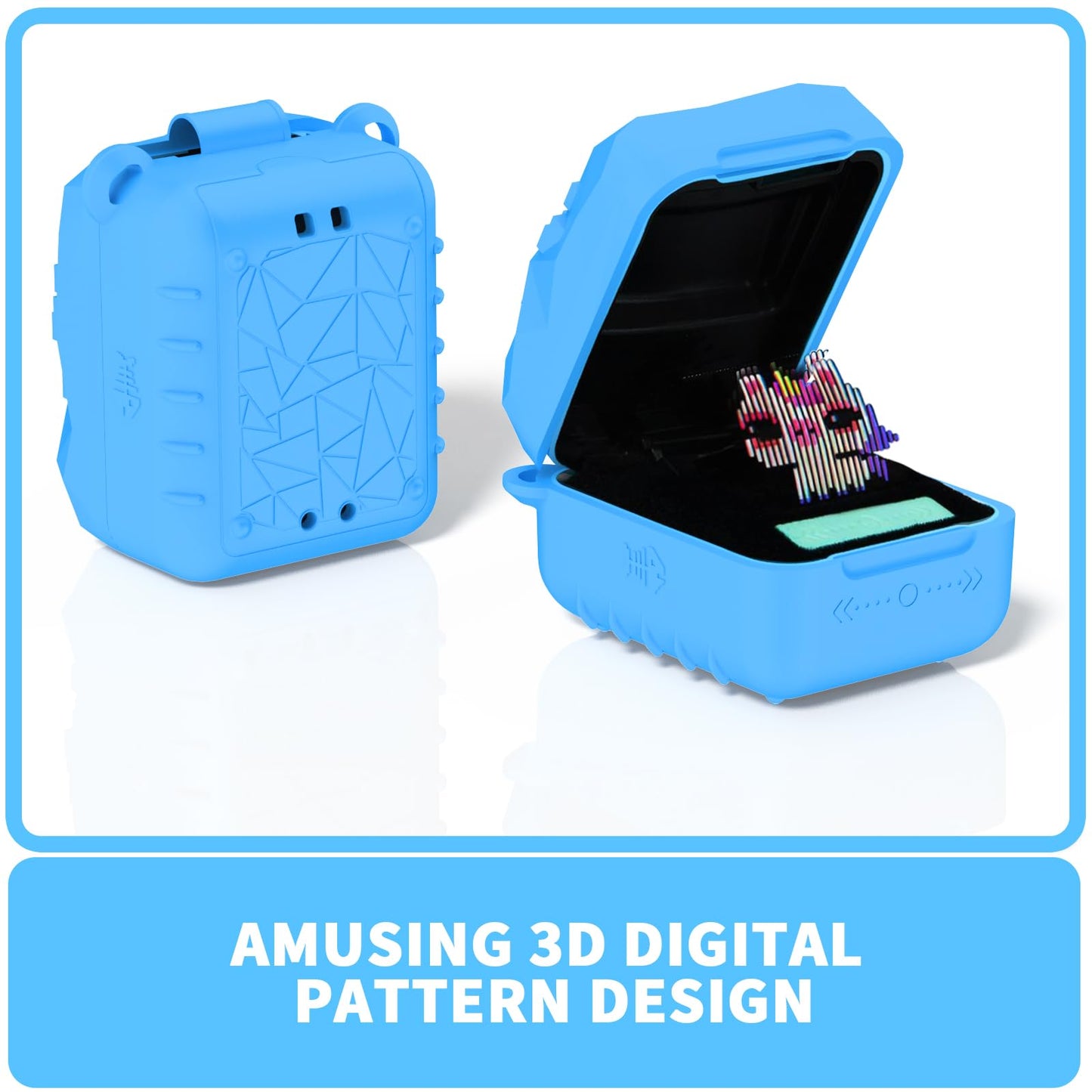 Nimuw Soft Silicone Case for Bitzee Magicals Interactive Toy Digital Pet, Shockproof and Protective Carrying Case for Bitzee Mag