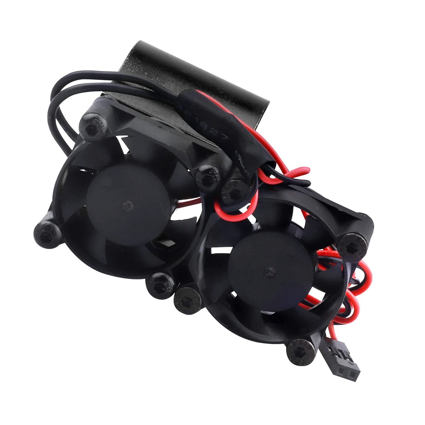 FriHobby RC Motor Heatsink with Twin Cooling Fan Thermal Sensor Aluminum Heatsink Compatible with 36mm Diameter Motors 540/550 /