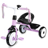 Liberry Toddler Tricycle Age 2 3 4 Years Old, Kids Trike with Bell, Back Basket and Removable Pedal, 3 Wheel Bike Riding Toy Gif