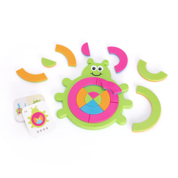 Fat Brain Toys Bugzzle - Match-The-Picture Fraction-Learning Brainteaser Ages 3+