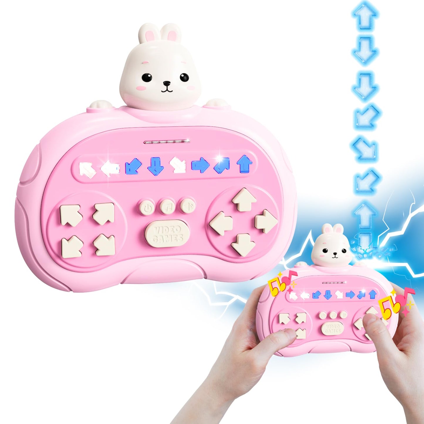 Tapazapa Upgraded Quick Push Game Rhythm Master - 999 Level Handheld Puzzle Toys, Christmas & Birthday Gifts For Girls, Stocking