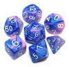 Creebuy Blue Mix Pink Dnd Polyhedral Dice For Dungeon And Dragons D&D Rpg Role Playing Games Dice With Dice Bag
