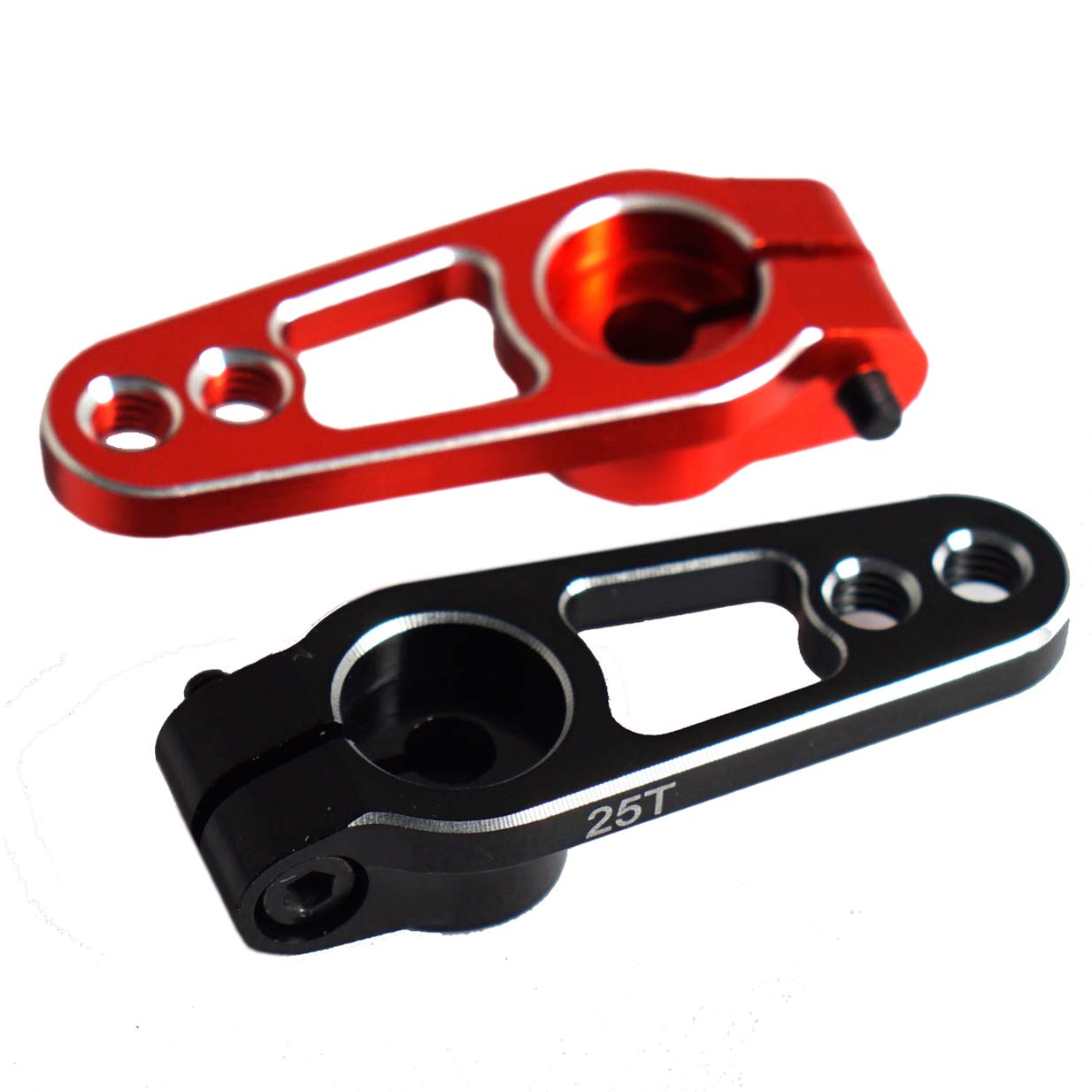 Vgoohobby 2PCS Metal 25T Servo Horn 25 Teeth Spline Steering Arm Server Rocker Compatible with Futaba Savox Power HD Emax MG995