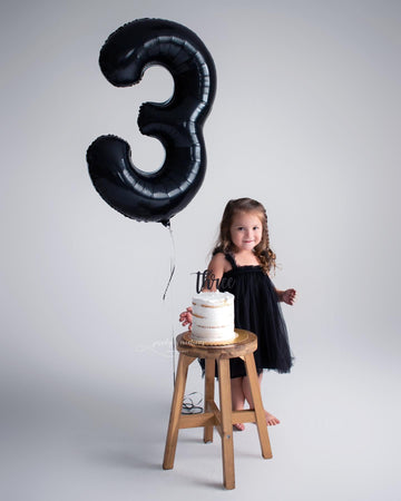 Black Number 0 Balloon 40 Inch, 0 Balloon Numberfor 10Th 20Th 30Th 40Th 50Th 60Th Birthday Decorations, Black Party Supplies For
