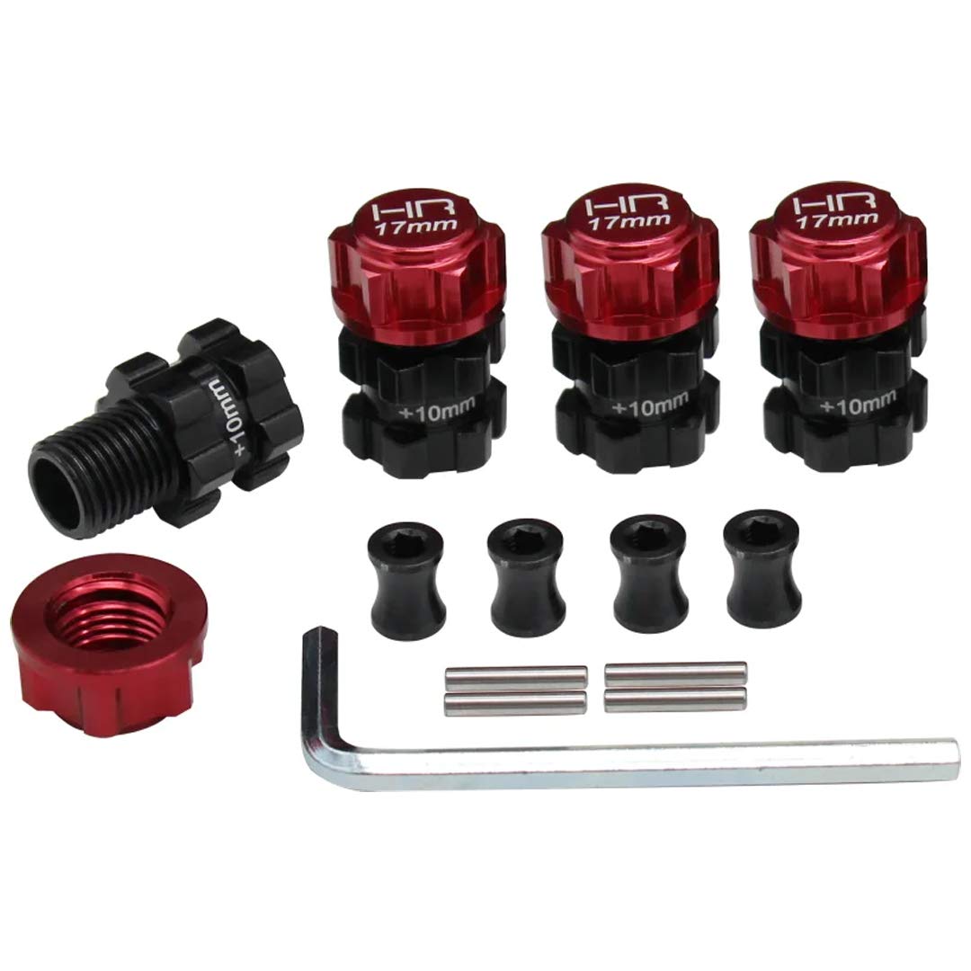 Hot Racing ATF117XT02 Aluminum Heavy Duty 17mm Hex Hubs 10mm Offset Arrma 1/10 4