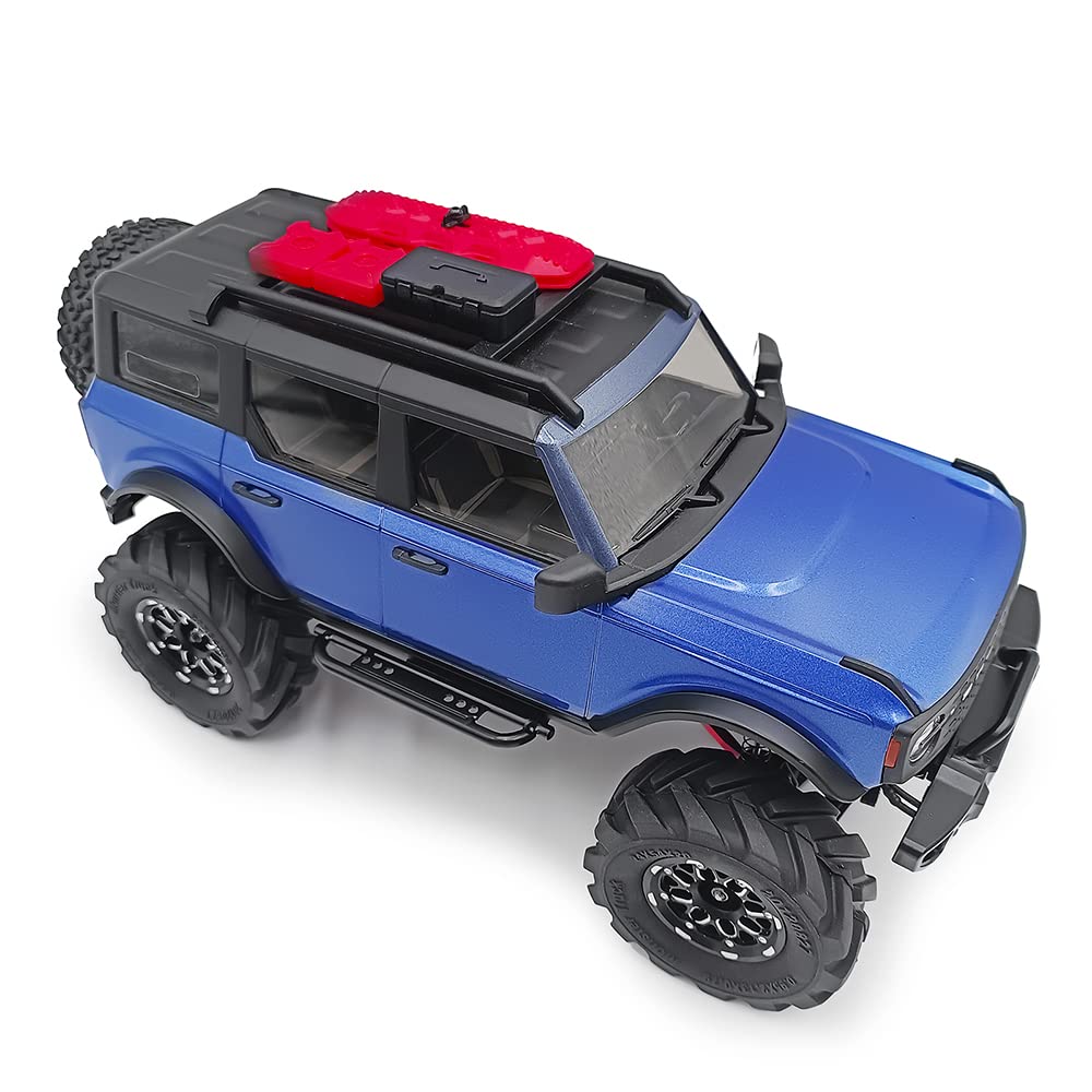 RCLIONS Metal Pedal Side Board Rock Sliders Upgrades for All Axial SCX24 Deadbolt JLU C10 CRC Bronco Gladiator 1/24th RC Crawler