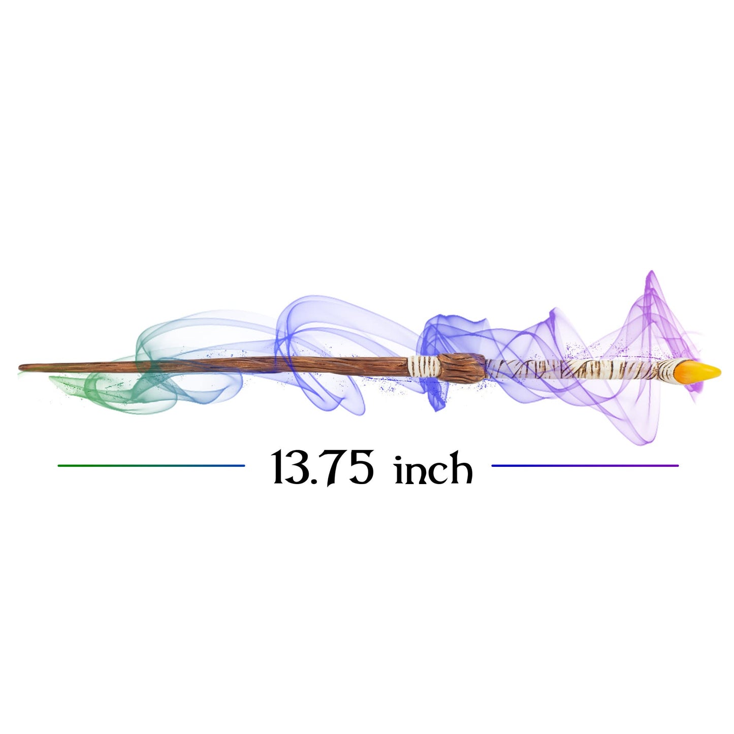 Cottage Garden Crescent Moon 13.75 Inch Resin Collectible Witch Wizard Cosplay Magic Wand