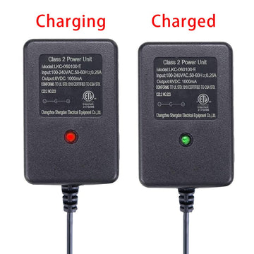 6V Charger For Ride On Toys, 6V Battery Charger For Kids Ride On Car, 6 Volt Charger For Power Wheels Electric Ride-Ons Accessor