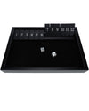 WE Games Wooden Shut The Box - Close The Box Set Pub Game with 12 Number Tiles & 2 Dice Games - 13.5 Black Stained Finish, fo
