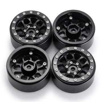 Benedict Harry 4PCS Metal 1.9'' Heavy Duty Beadlock Wheel Rims for 1/10 RC Crawler Axial Scx10 II D90 TRX-4 Tamiya CC01 D110 SCX