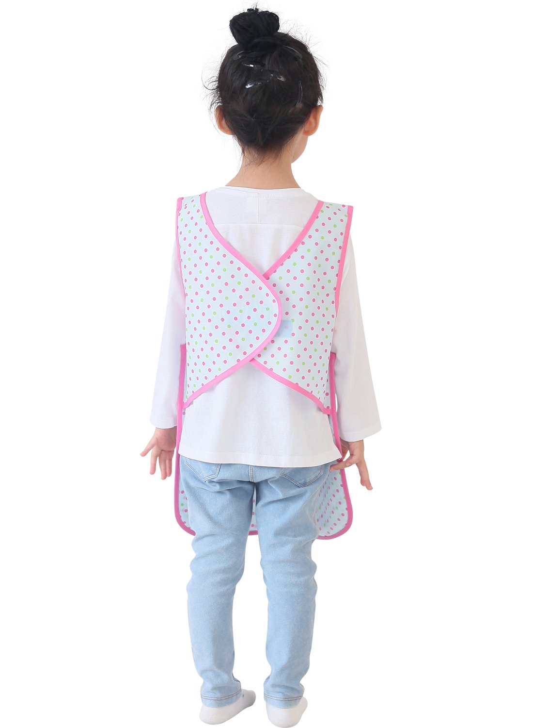 Plie Kids Painting Apron - Waterproof Art Smock for Toddlers & Preschoolers, Messy Play, Baking, Crafts, Cooking, Sensory Activi