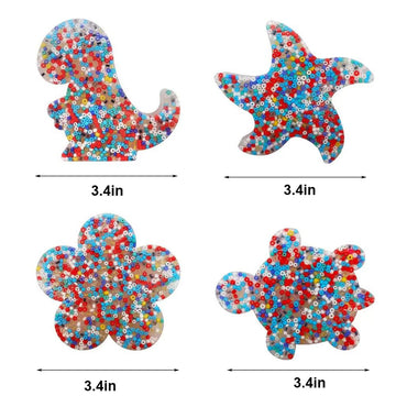 4 Pack Fidget Toys For Skin Picking, Picking Pad, Silicone Sensory Toys For Skin Picking, Dermatillomania Fidget Toys Relax Anxi