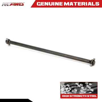 RCAWD Center Driveshaft Dogbone 135mm #45 Steel AR310460 ARAC4033 for Arrma Kraton Mojave Talion 6S BLX Upgrade Parts (Black)