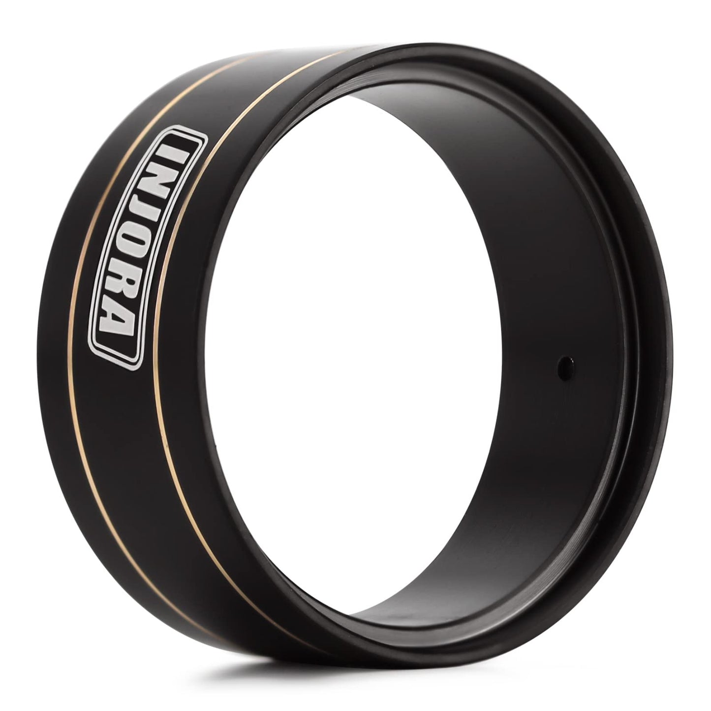 INJORA Brass Internal Beadlock Ring Black Coating Brass Ring Fit 1.0'' Wheel Rim for AX24 1/24 RC Crawler Axial SCX24 Upgrade Pa