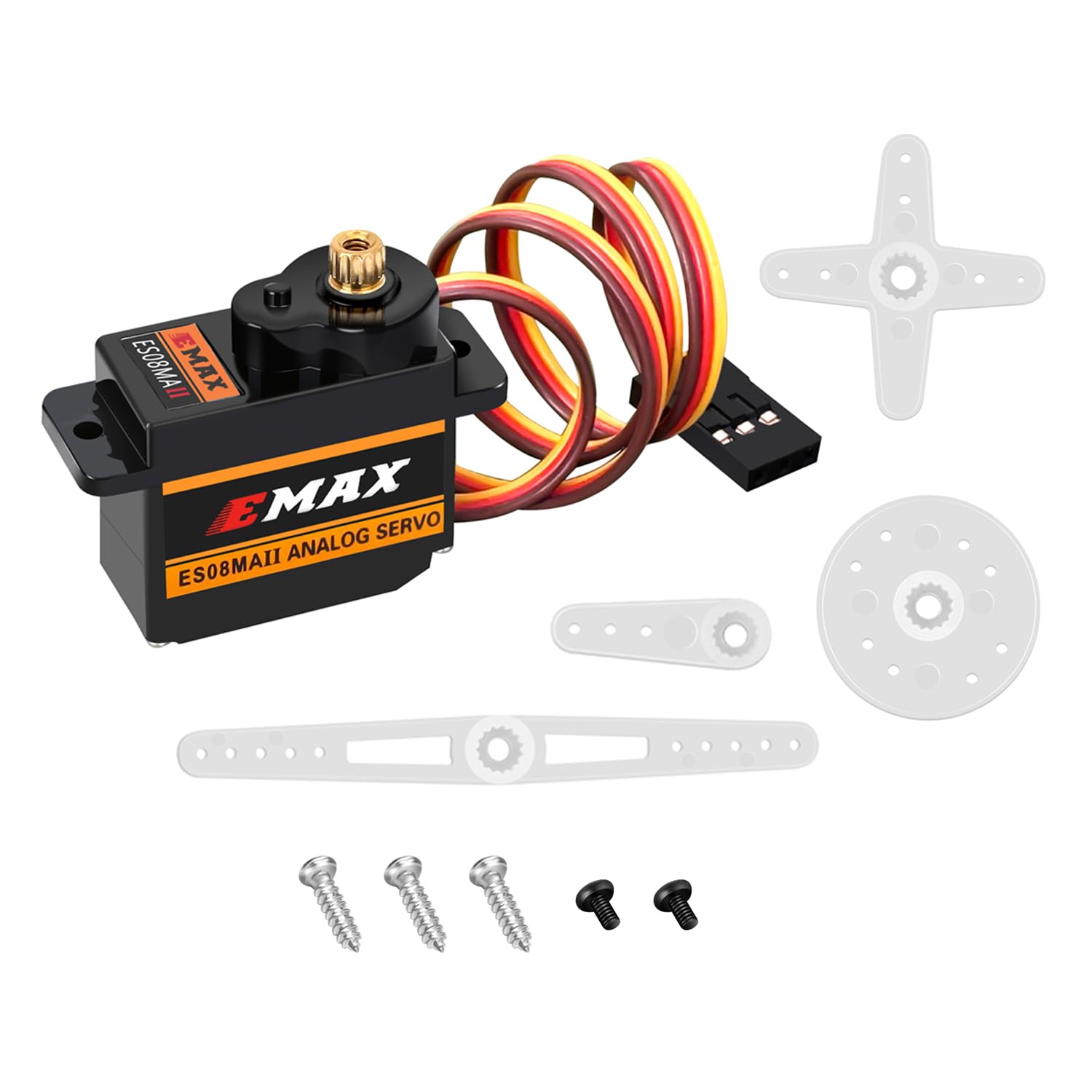 Hawk'S Work Micro Servo 9G, Metal Geared Motor Kit For Robot Arm Rc Plane Helicopter Car Boat, Stem & Raspberry Pi Project (Emax