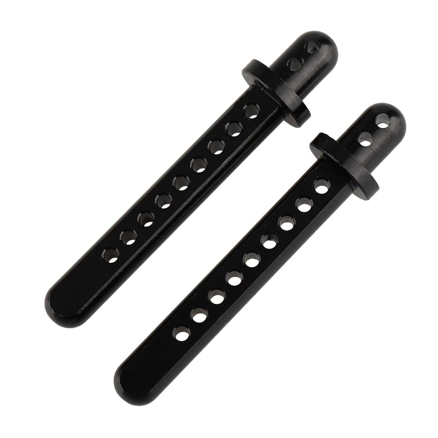 Shaluoman RC Aluminum Body Post Mounts for AXIAL 1:10 SCX10 Upgrade Parts Black Pack of 4