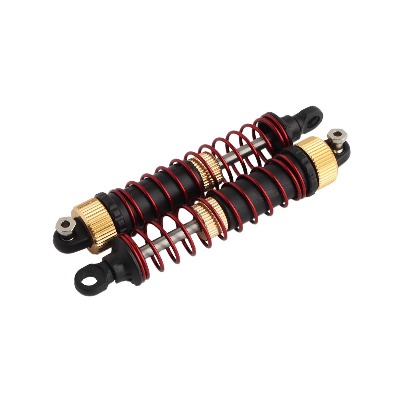 GDOOL 4 PCS Aluminum Alloy Shock Absorber Assembled Metal Oil Filled Shocks 9125 Upgrade Parts 25-ZJ03 LG-ZJ03 920-ZJ03 for 1:10
