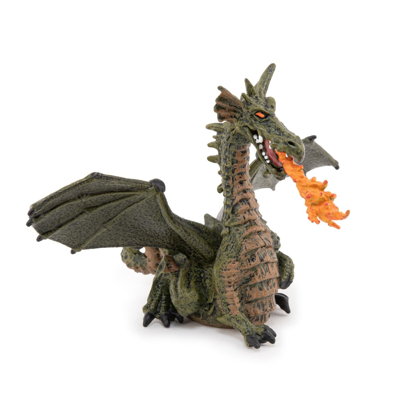 Winged Dragon With Fire (Winged Blue Or Green Dragon; Colors May Vary)