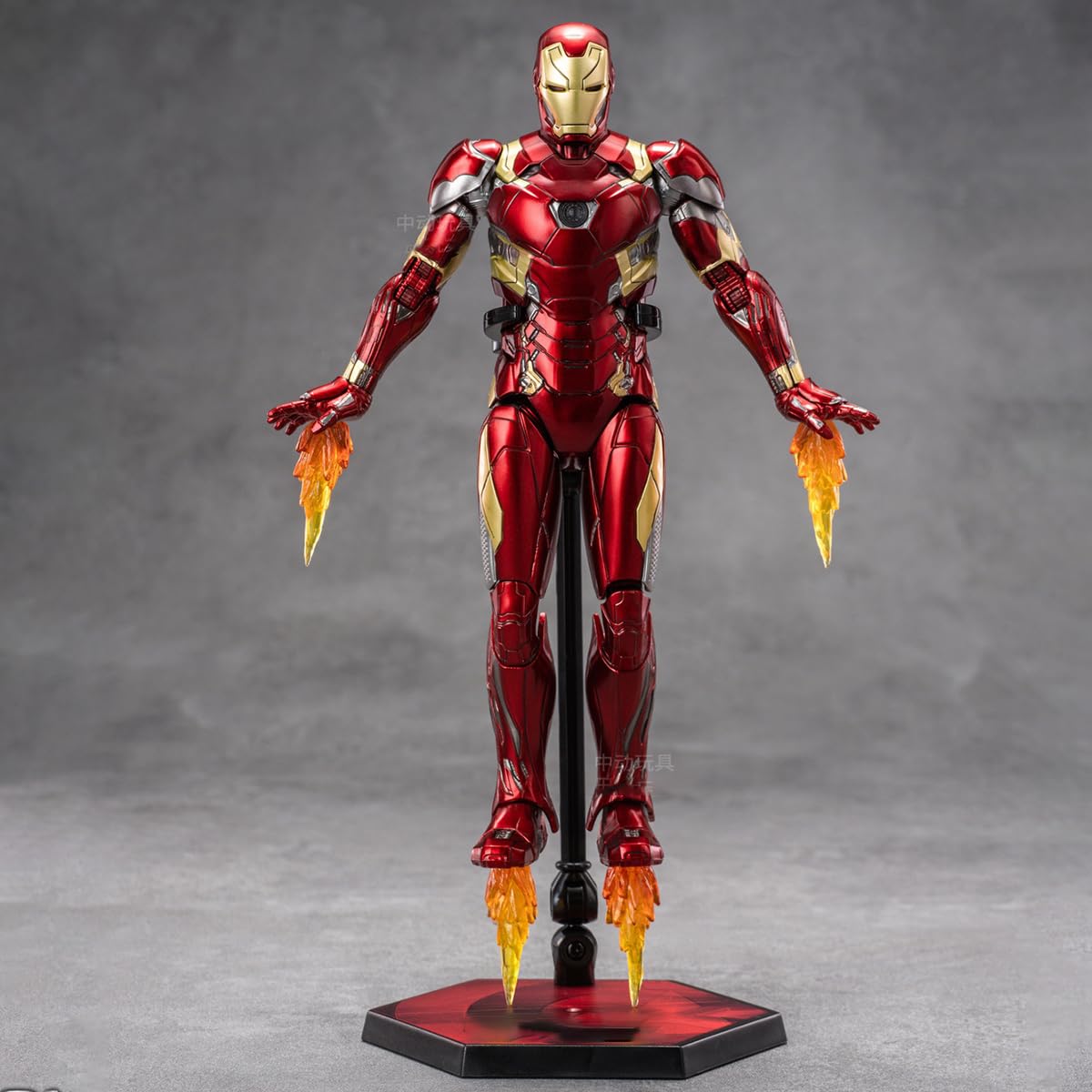 Hiplay Zd Toys Collectible Figure Full Set: Anniversary Series Non-Luminous Version: Iron Man Mk46 (1906-46), 1:10 Scale Miniatu
