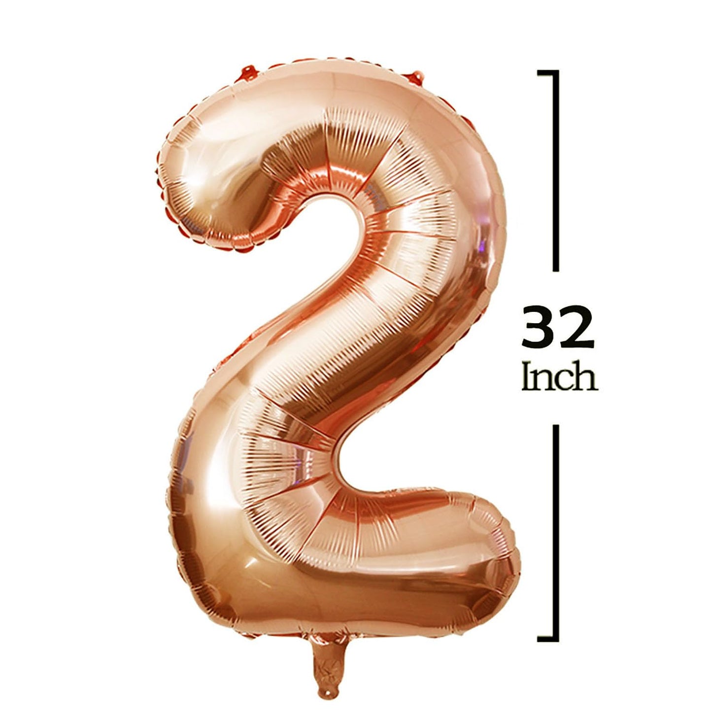 Goer 2025 Foil Number Balloons For 2025 New Year Eve Festival Party Supplies Graduation Decorations (Caramel,32 Inch)
