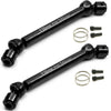 Que-T 2 Pcs Steel 110Mm-140Mm Drive Shafts For 1/10 Axial Wraith/Scx10/Dingo/D90 Rc Crawler Car (110Mm-140Mm)