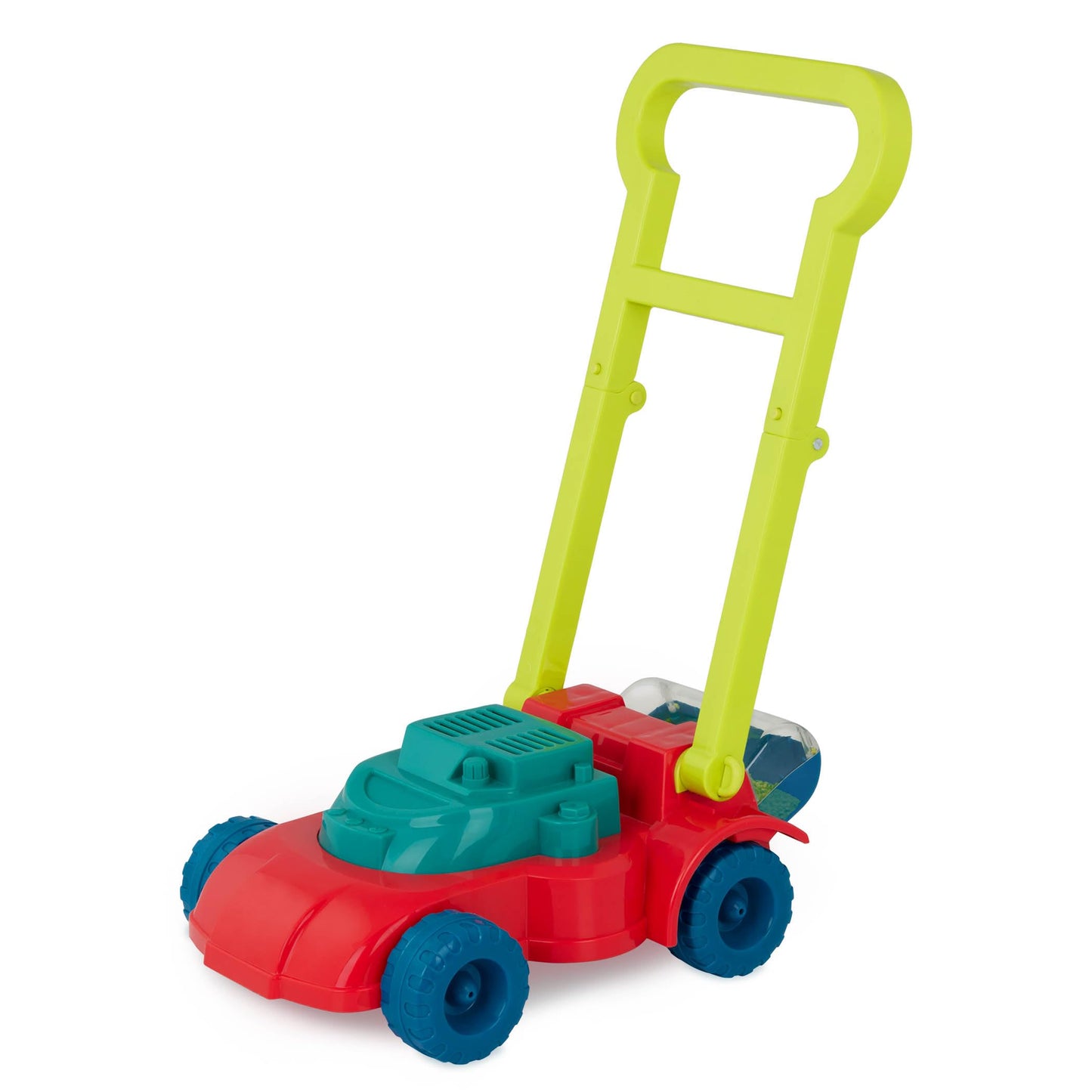 B. Toys - Toy Lawn Mower - Bead Tumbler - Classic Push Toy For Kids, Toddlers - Easy Folding Storage - Indoor Outdoor Push Garde