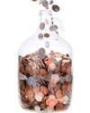 Skywin Swear Jar, Glass Coin Jar For Adults, Large Money Jar, Coin Bank, Piggy Bank For Storing Coins & Change