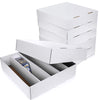 Yexiya 6 Pcs 5000 Count Card Storage Box For Trading And Gaming Cards Card Holders Collector Box Trading Card Organizer For Trad