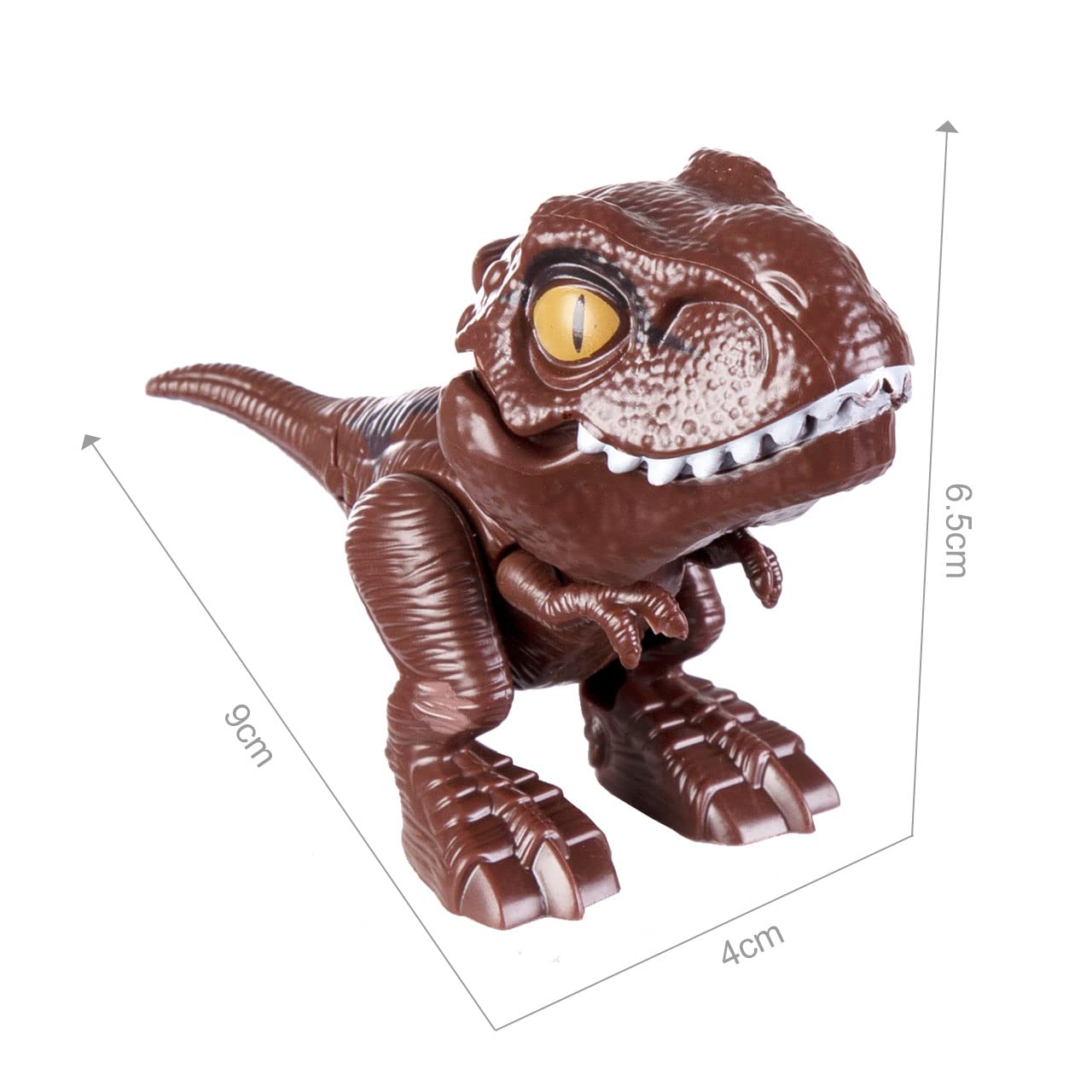 Biting Fingers Dinosaurs Puppets, Jurassic World Dinosaur Toys, Dinosaurs Action Figures Collectibles For 3 4 5 6 7 8 Boys Kids (Set Of 4)