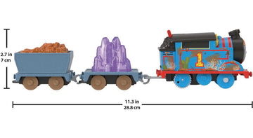 Thomas & Friends Motorized Toy Train Crystal Caves Thomas Battery-Powered Engine With Cargo For Preschool Pretend Play Kids Ages 3+ Years