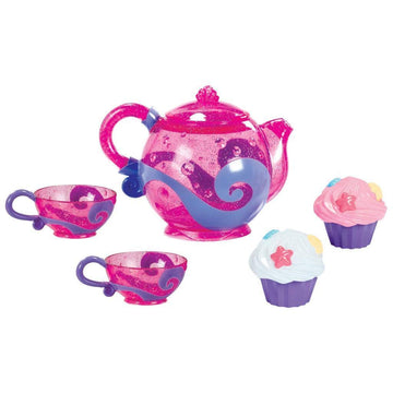 Munchkin Bath Tea and Cupcake Set - 5 Piece Toddler Bath Toy, Pink Plastic, Model 24020