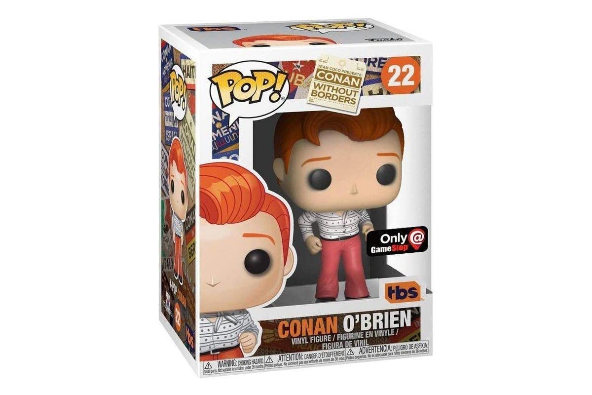 Pop! Funko Conan O'Brien (Exclusive) K Conan Without Borders X Vinyl Figure #22 Tbs