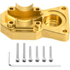 Vgoohobby RC Brass Differential Diff Cover Housing Balance Counterweight Compatible with Axial Scx24 AXI90081 AXI00001 AXI00002
