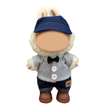 Clothes for 17cm Doll (No Doll)- 2 Sets enhanced Handmade Clothes for LBB Dolls Adjustable Kawaii Outfits for 17cm Collectibles | Stylish Fashion for Play Display Holidays