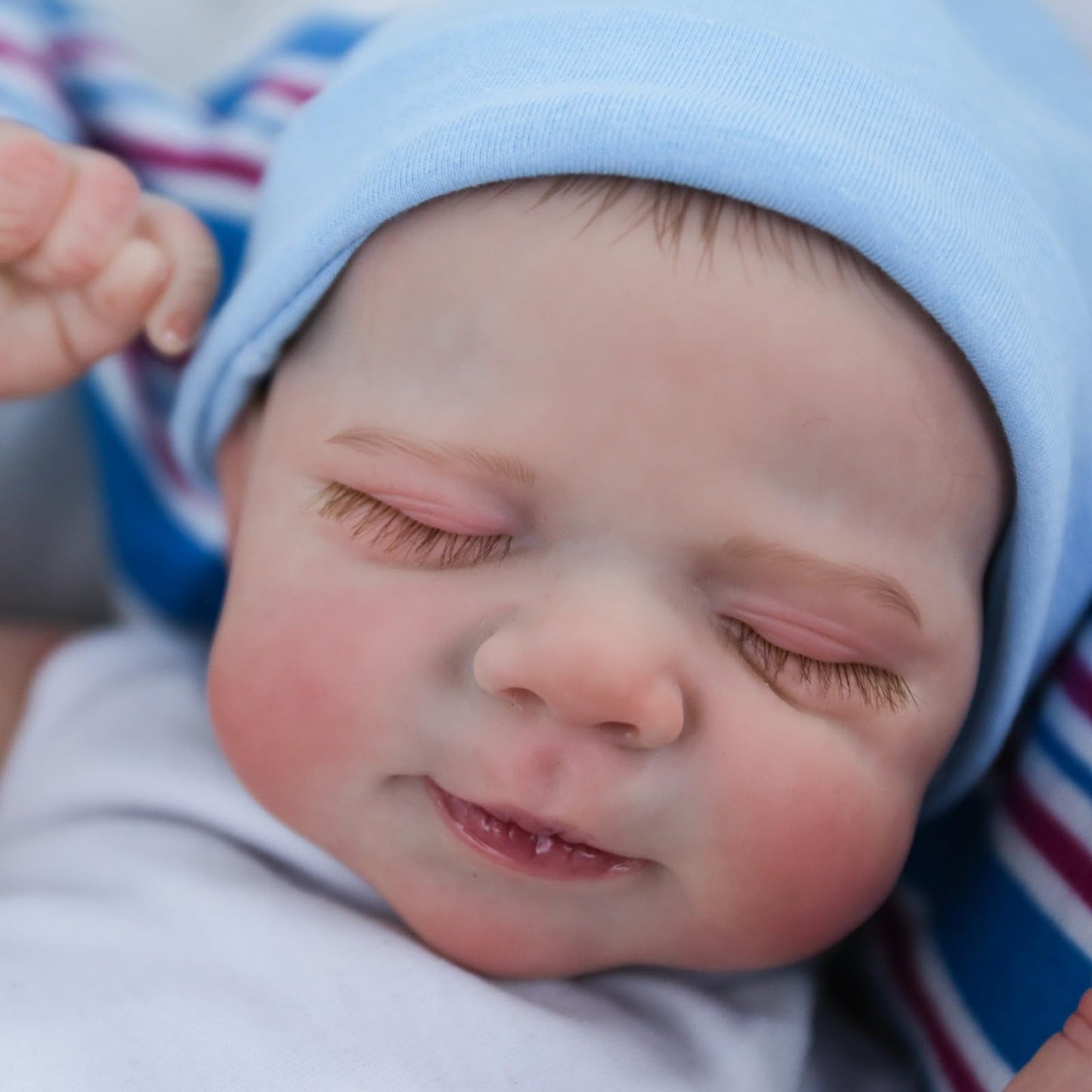 Charex Realistic Reborn Baby Dolls Boy - 18 Inch Newborn Sleeping Baby Dolls, Lifelike Reborn Baby Dolls With Weighted Soft Cloth Body Birthday Gift Toy For Age 3+