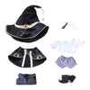 Niannyyhouse 10Cm 20Cm Plush Doll Clothes Hat Shawl Vest Shirt Pants Tie Shoes Magic Suit Doll Accessories Dress Up (Black, 20Cm