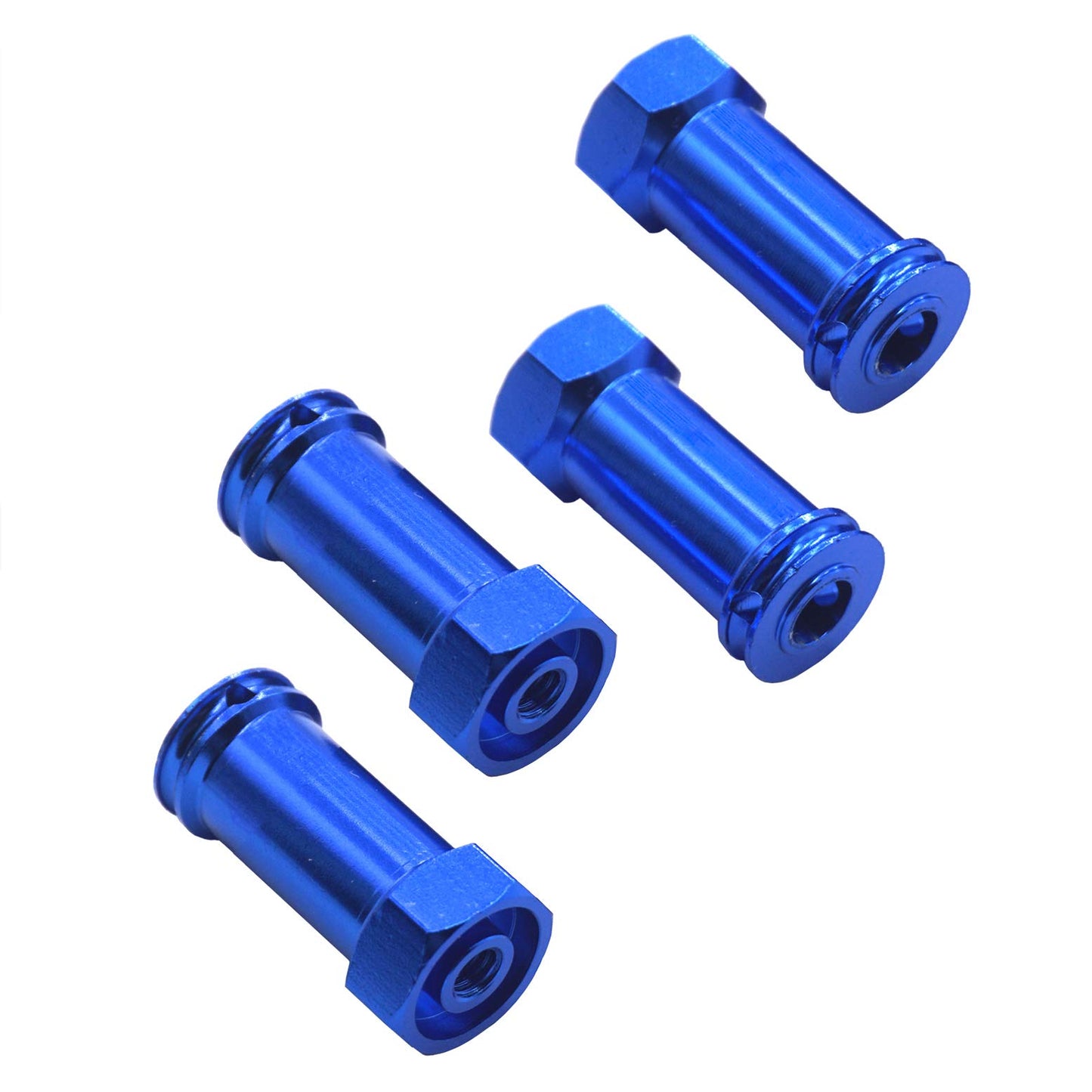 Share Goo Aluminum 12mm Wheel Hex Hub Adapters 25mm/30mm Extension Longer Combiner Compatible with Traxxas Slash 4x4 HQ 727 5807