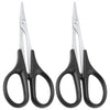 2PCS HobbyPark RC Body Curved Scissors Trimming Scissor for RC Vehicle Truck Buggy Lexan Plastic Bodyshell Helicopter Canopy