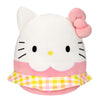 Squishmallows Hello Kitty 14-Inch Plush - Pink Gingham, Soft Polyester, Model SQSN00069