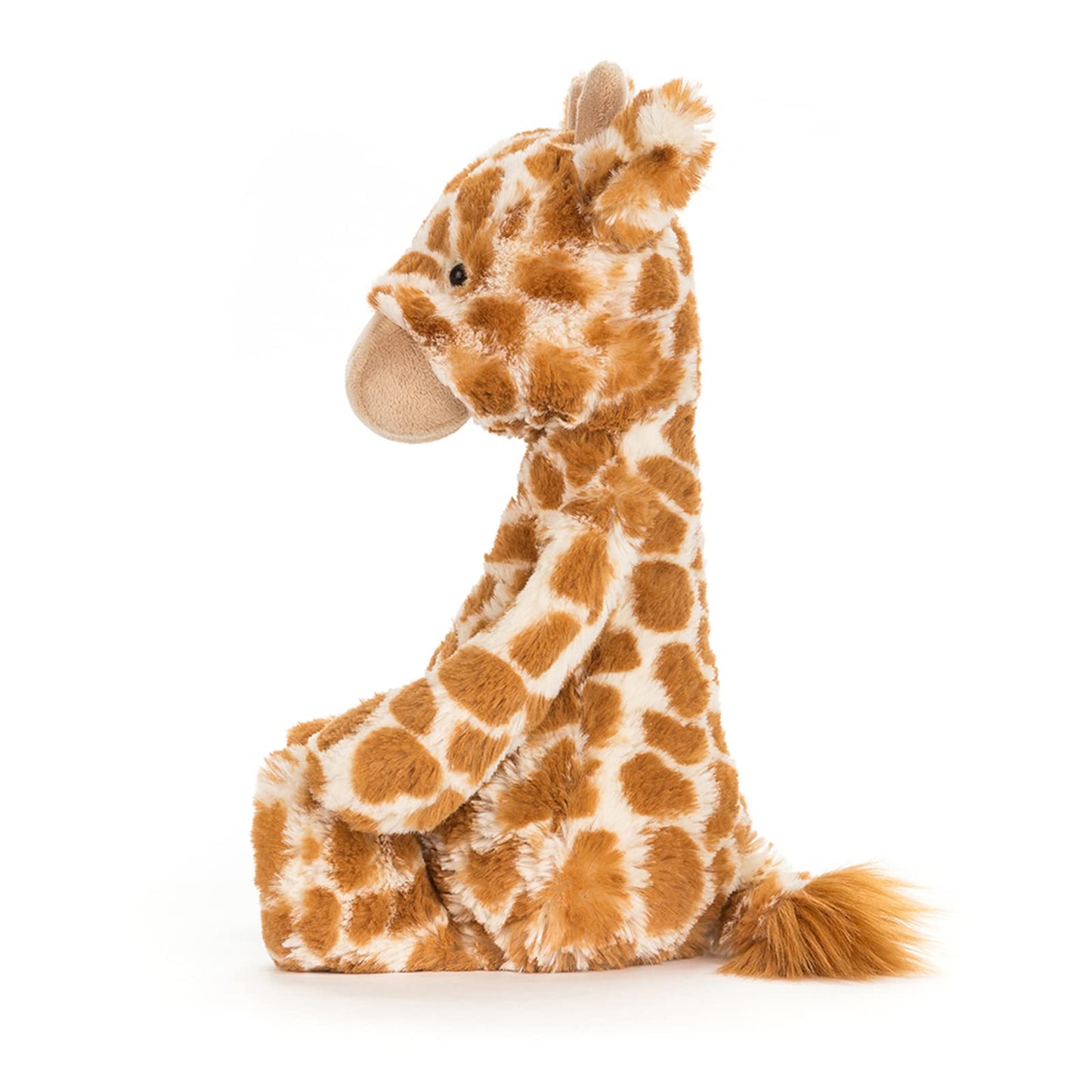 Jellycat Bashful Giraffe Stuffed Animal, Medium 12, Toffee - Classic Plush Safari Toy for Kids
