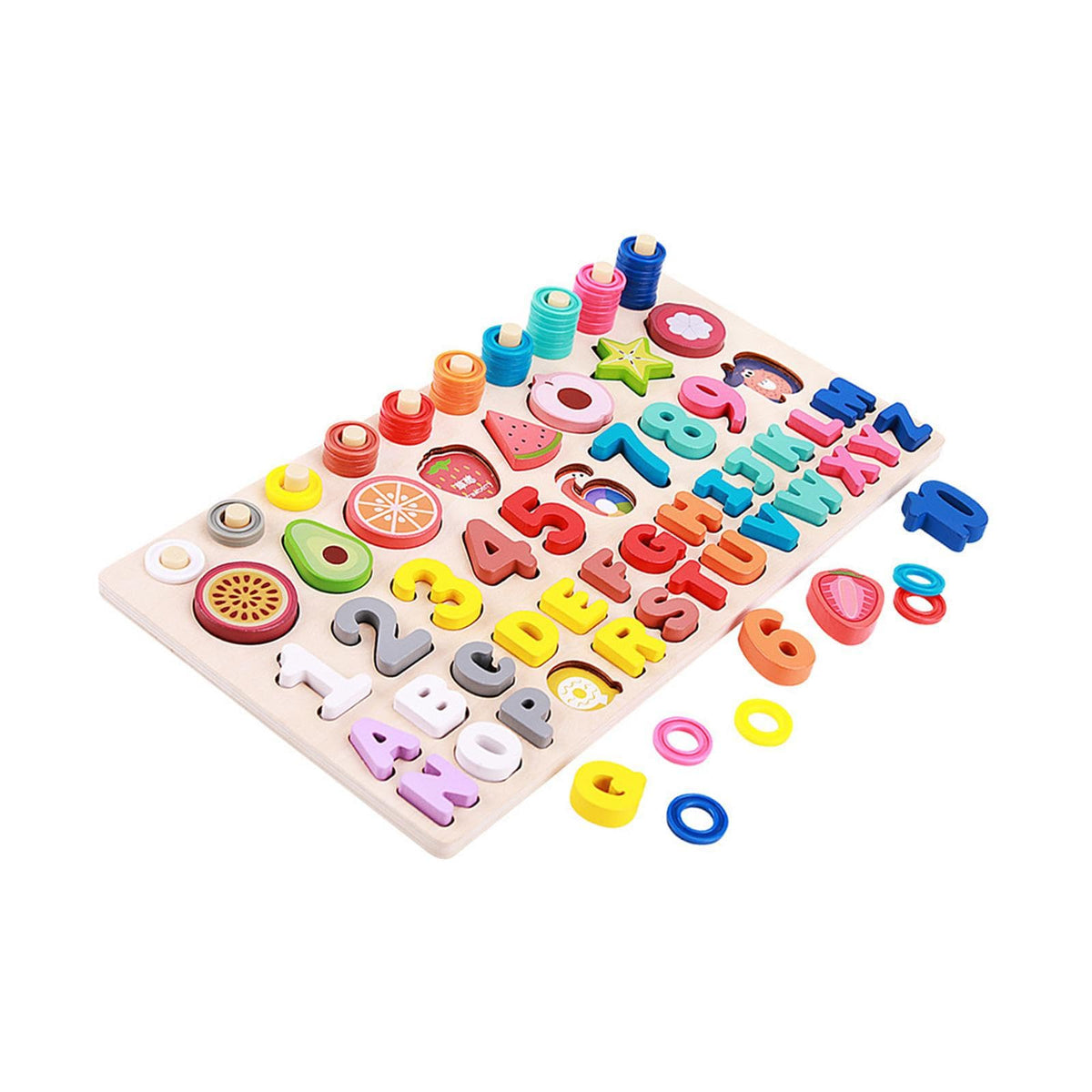 Ilsmysutra Montessori Matching Board Alphabet Toys For Kids Ages 35 Boys Holiday Gifts