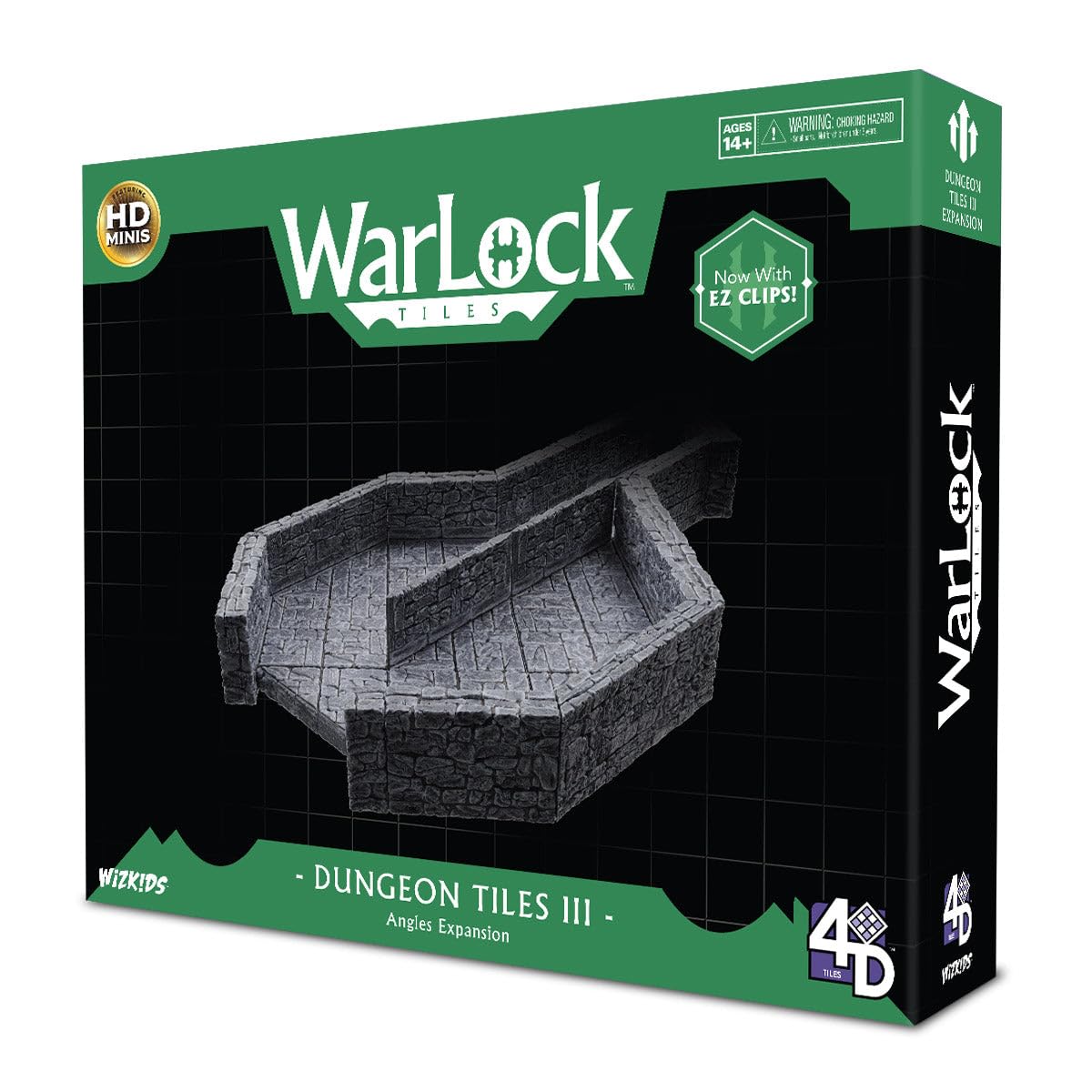 Wizkids Warlock Tiles: Expansion – Dungeon Tile Iii Angles