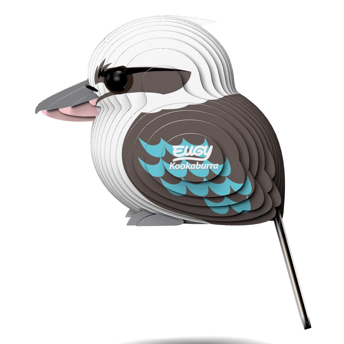 Eugy Kookaburra 3D Puzzle, 27 Piece Eco-Friendly Educational Toy Puzzles For Boys, Girls & Kids Ages 6+