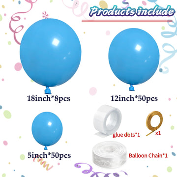 Kawkalsh Clear Balloon Arch Kit 111Pcs 18 12 5 Inch Latex Party Balloons Garland For Birthday Baby Shower Wedding Engagement Ann