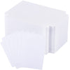 Suilung White Trading Card Plastic Divider Cards Sorting Tray Playing Separator Organizer Pages For Games Sports Supplies, 69 X