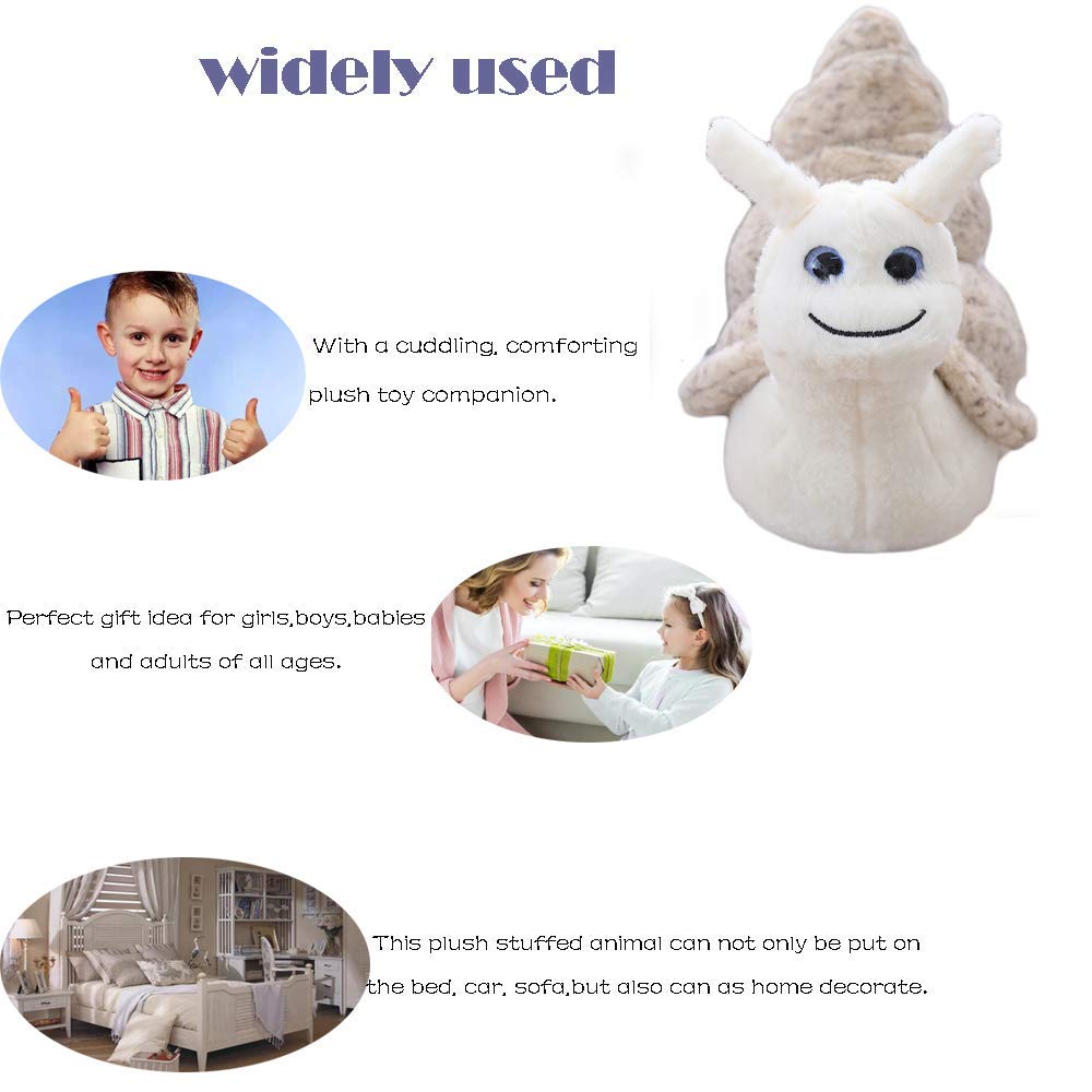 Chelei2019 7' Plush Snail Stuffed Animal,Cute Soft Sleeping Snail Plush Toy Gifts For Kids